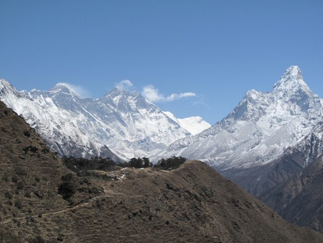 everest-view Everest from Namche