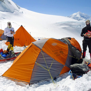 Camp 2 on the Traverse