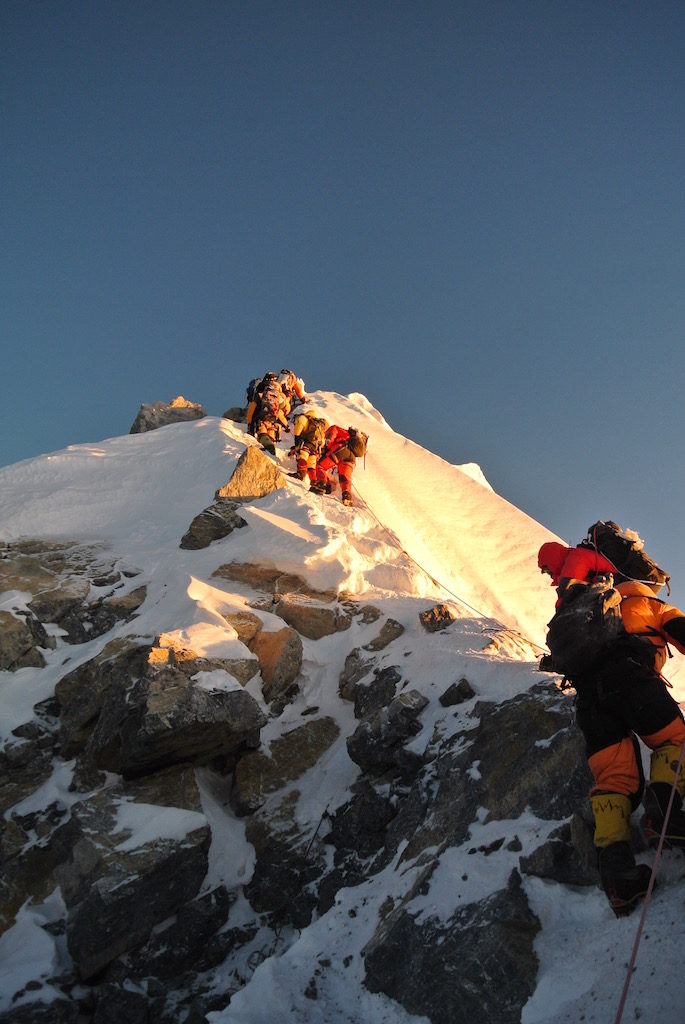 The Hillary Step in 2016