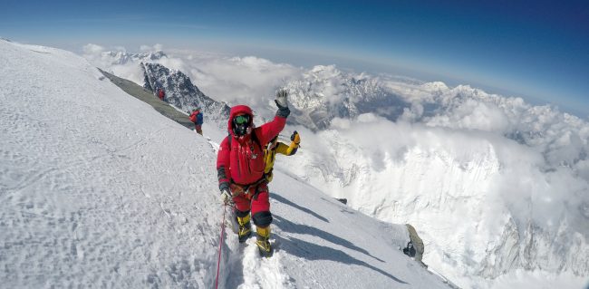 Everest Summit climbers