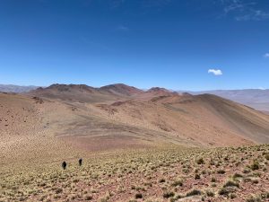 high in the Andes acclimatization hike Pissis