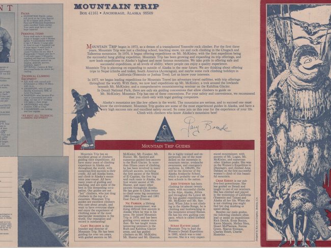 mountain trip reports