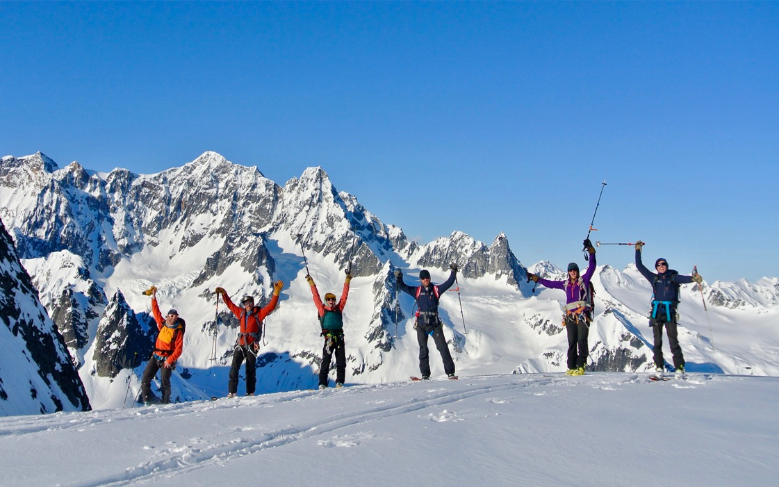 Guided ski expedition alaska climbing denali mountaineering seven summits mount mckinley