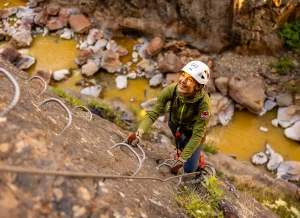 The Ouray Via Ferrata offers fun and challenge for everyone! 