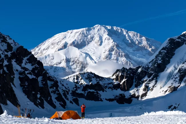 Denali from Kahiltna Base Camp climb denali