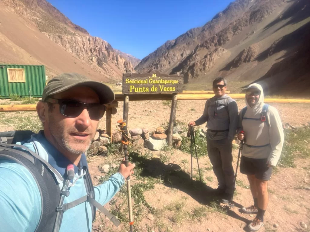 Aconcagua Vacas Trailhead team shot