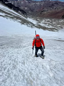 Nearing Camp 1 Aconcagua