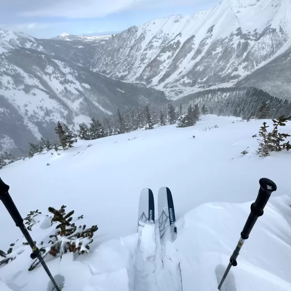 Looking down the line in Ophir.