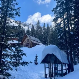 The Mount Hayden Backcountry Lodge.
