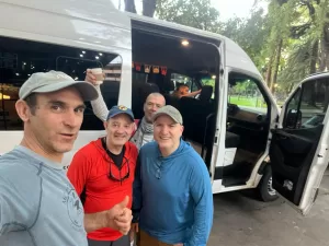 Aconcagua team loading up in Mendoza