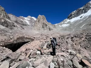 Aconcagua below Camp 1