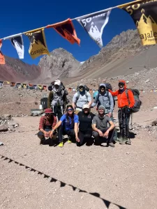 Aconcagua team basecamp