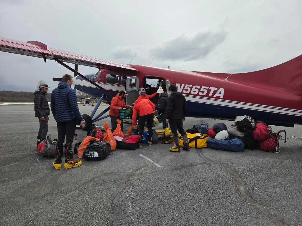 May 17 Team - Packing the plane