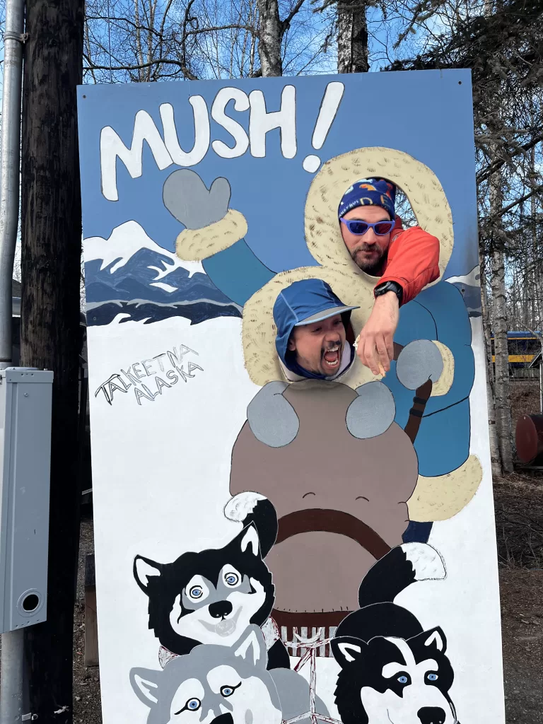 Hard at work in Talkeetna