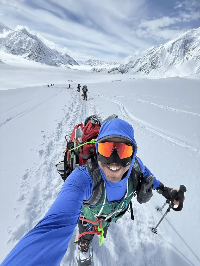 Guide Mike Poleto leading the charge