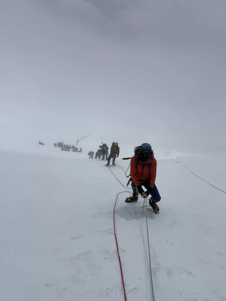 June 7th team head up the fixed lines
