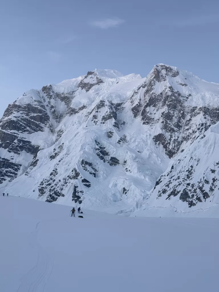 Descending out of basecamp