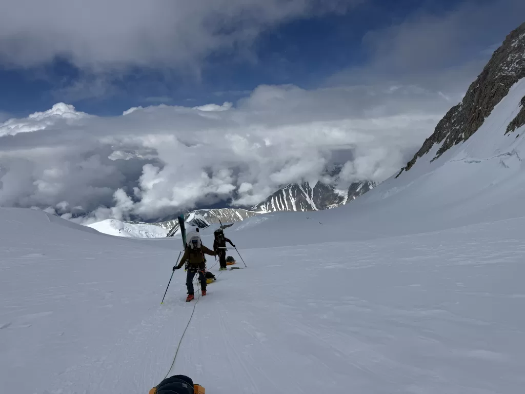 The migration up the mountain